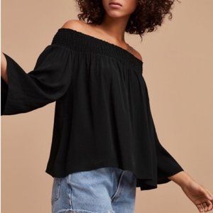 Off the shoulder blouse